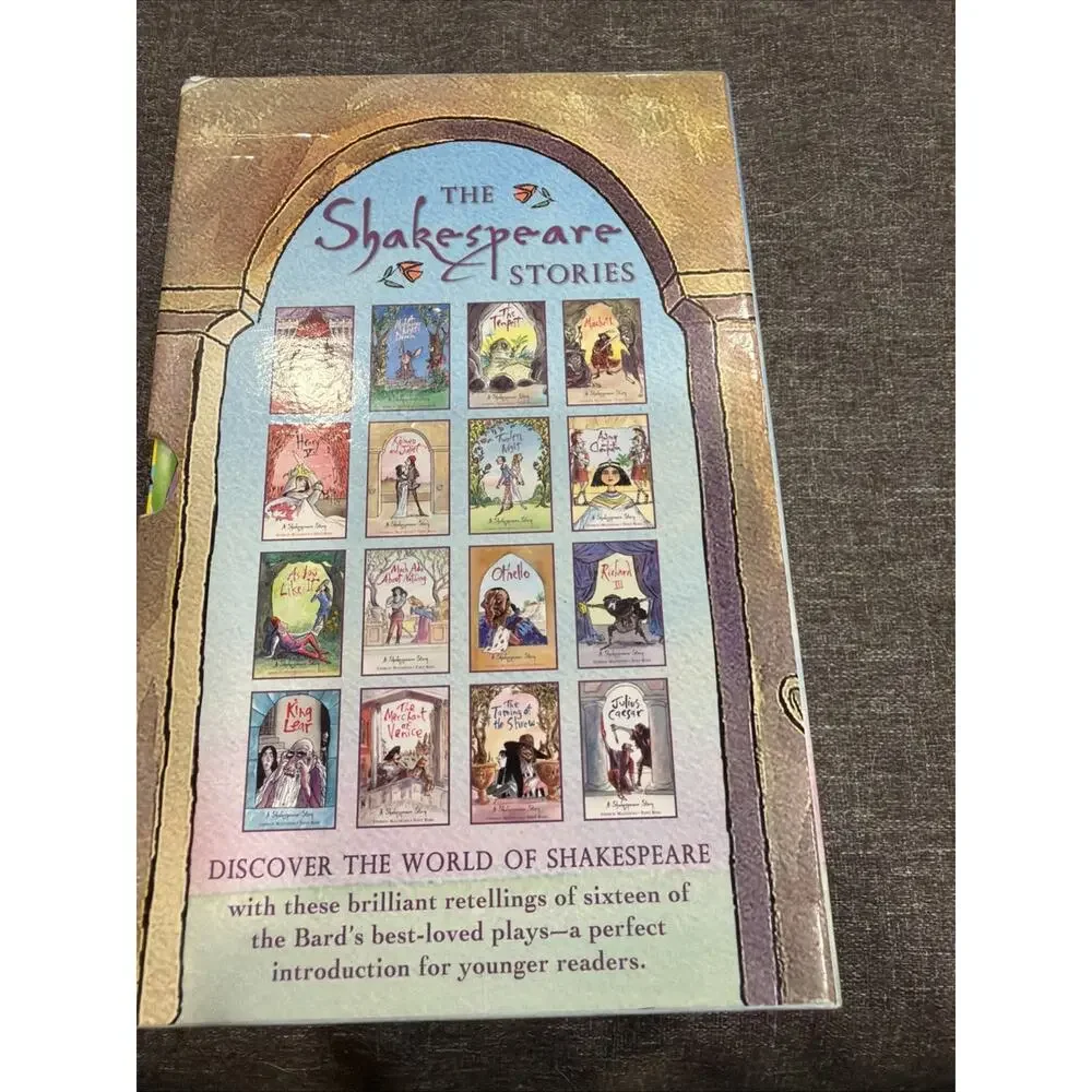 Boxed Set THE SHAKESPEARE STORIES by Andrew Matthews/Tony Ross 16 PB - LIKE NEW